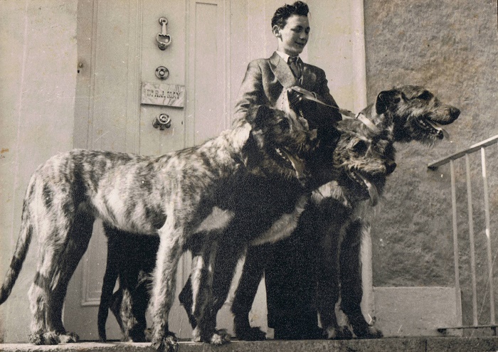 Jim as a young boy at Dr May's home